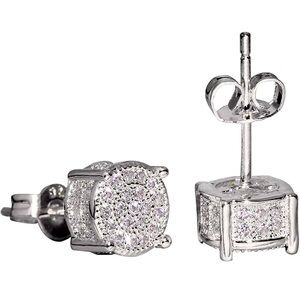 Diamond Zirconia Earrings